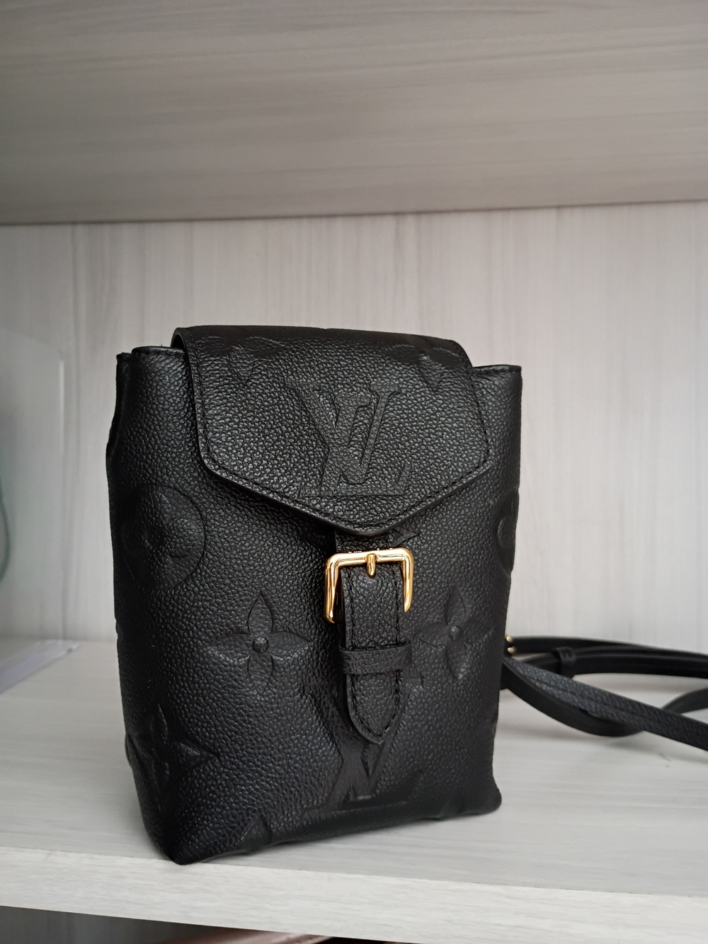 Louis Vuitton Black Mini  Empreinte Crossbody Bag